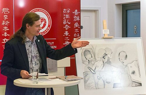 纽伦堡—埃尔兰根孔子学院举办“寻迹·守墨——陈小凤版画作品展”