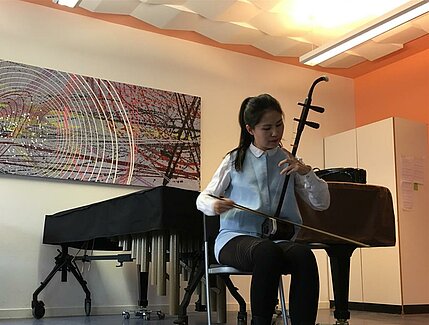 纽伦堡—埃尔兰根孔子学院举办中国传统乐器演奏系列讲座之一